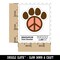 Paw Print Dog Cat Peace Sign Waterproof Vinyl Phone Tablet Laptop Water Bottle Sticker Set - 5 Pack
